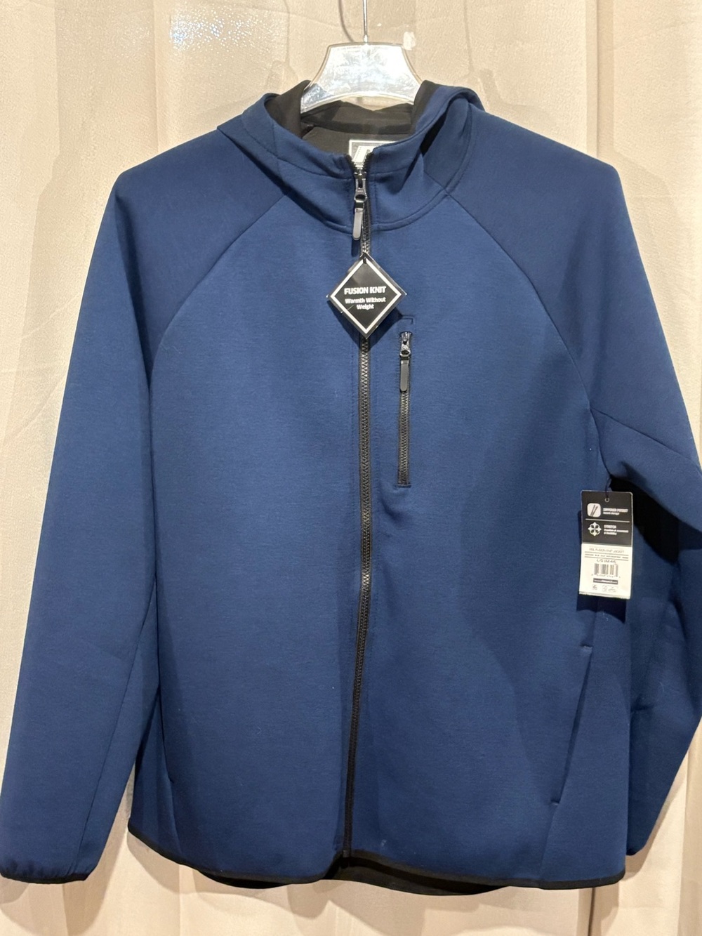 Russell Men's Full-Zip Hooded Jacket - Navy